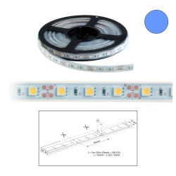 Szalag LED 5050 kültéri 60 db/m - kék - ELMARK (99LED681) Szalag LED 5050 kültéri 60 db/m - kék - ELMARK (99LED681)