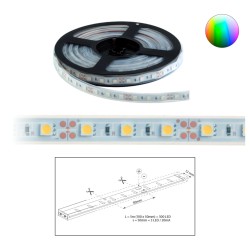 Szalag LED 5050 kültéri 60 db/m - RGB - ELMARK (99LED683) Szalag LED 5050 kültéri 60 db/m - RGB - ELMARK (99LED683)