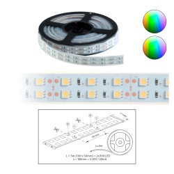 Szalag LED 5050 kültéri 2x60 db/m - RGB - ELMARK (99LED693) Szalag LED 5050 kültéri 2x60 db/m - RGB - ELMARK (99LED693)