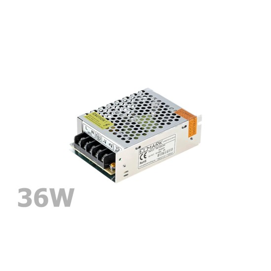 Tápegység LED szalaghoz 12V - 036W - ELMARK (99SETDC36IP20)