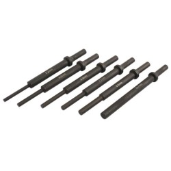 Vibro kalapácshoz kiütő készlet extra hosszú 6 db-os (LAS-6097) Vibro kalapácshoz kiütő készlet extra hosszú 6 db-os (LAS-6097)