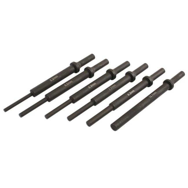 Vibro kalapácshoz kiütő készlet extra hosszú 6 db-os (LAS-6097)