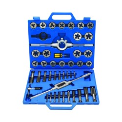 Menetfúró és menetmetsző klt. metrikus M6-M24 normál + finommenet 45 db (BGS-1893) Menetfúró és menetmetsző klt. metrikus M6-M24 normál + finommenet 45 db (BGS-1893)