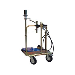 Lube Works 1700536 levegős zsírzópumpa 50:1 áttétellel, 200 literes hordóhoz