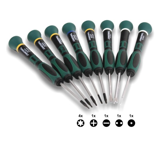Csavarhúzó készlet, műszerész 8 db-os (D3750T18S) Csavarhúzó készlet, műszerész 8 db-os (D3750T18S)