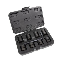 Tőcsavar ki- és behajtó klt. 9 db-os - ipari (AB71123)