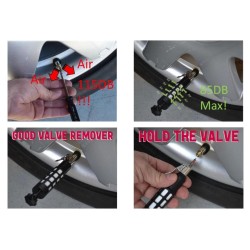 Gumiabroncs-leeresztő, zajcsökkentett HUBI (HU43012) Gumiabroncs-leeresztő, zajcsökkentett HUBI (HU43012)