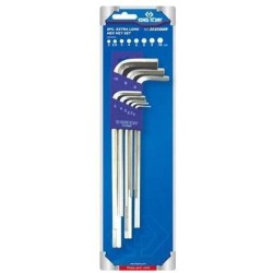 Imbuszkulcs klt. 8 db-os hosszú 02-10 mm (20208MR)