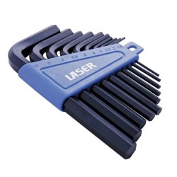 Imbuszkulcs klt. 10 db-os Laser (LAS-0952) Imbuszkulcs klt. 10 db-os Laser (LAS-0952)