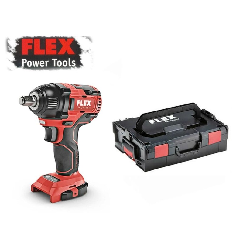 Ütvecsavarozó 180Nm 1/2'-os 18V akku nélkül, kofferrel - FLEX (IW 1-2 18.0) Ütvecsavarozó 180Nm 1/2'-os 18V akku nélkül, kofferrel - FLEX (IW 1-2 18.0)