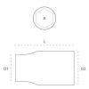 Dugókulcs - crowafej 3/4' 12 szög normál 21 mm Genius ( 635221 )