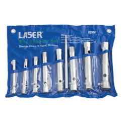 Csőkulcs készlet 6 - 22 mm 8+1 db-os - hajtószárral - Laser (LAS-2457) Csőkulcs készlet 6 - 22 mm 8+1 db-os - hajtószárral - Laser (LAS-2457)