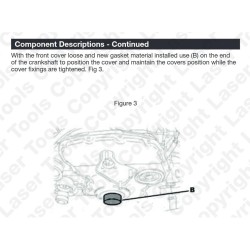 Főtengely szimering szerelő + első burkolat leszerelő szerszám - Ford (LAS-6191) Főtengely szimering szerelő + első burkolat leszerelő szerszám - Ford (LAS-6191)