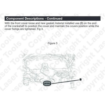 Főtengely szimering szerelő + első burkolat leszerelő szerszám - Ford (LAS-6191) Főtengely szimering szerelő + első burkolat leszerelő szerszám - Ford (LAS-6191)