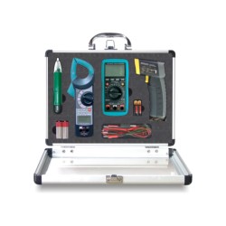 Mérőműszerek készletben - multim. + lakatf. + hőmérő + fázisk. Elmark (51906A)