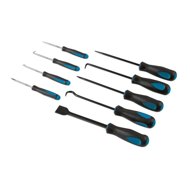 Tömítés és O-gyűrű szerelő készlet 9 db-os (LAS-6382)