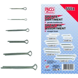 Sasszeg készlet 555 db-os (BGS-8048) Sasszeg készlet 555 db-os (BGS-8048)