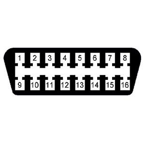 Akkumulátor bikázó-indító (starter)-hez OBD-II memóriamegörző kábel (HU34026)