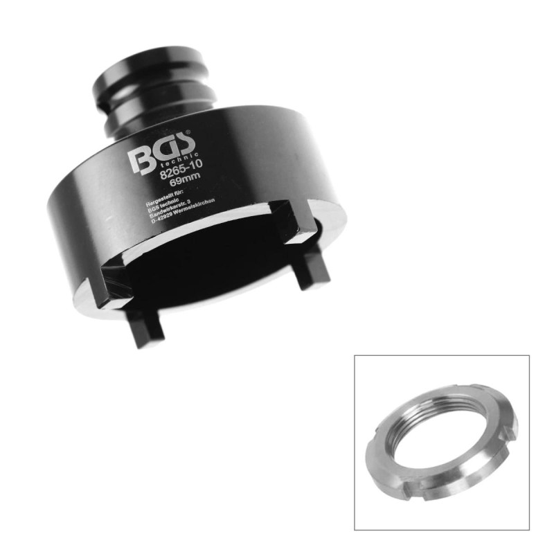 Dugókulcs, körmös - hornyos anyához D69 mm Cr-Mo (BGS-8265-10) Dugókulcs, körmös - hornyos anyához D69 mm Cr-Mo (BGS-8265-10)