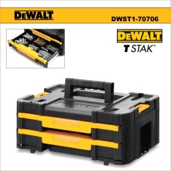 Szerszámos láda 8 L - szortimenter - TSTAK IV - DeWalt (DWST1-70706) Szerszámos láda 8 L - szortimenter - TSTAK IV - DeWalt (DWST1-70706)