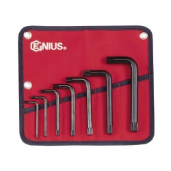 Torxkulcs' L' alakú klt. 12 szög XZN - Spline 7 db-os Genius (HK-007TS)