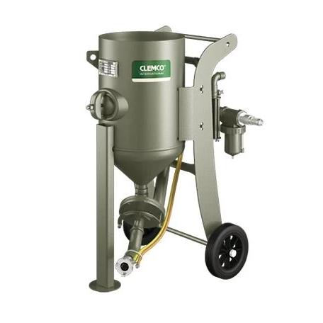 Clemco SCW‑1638 homokfúvó gép – 60 L ipari tartály, komplett felszereltség
