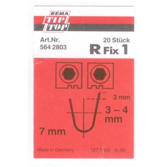 Gumi profilvágóhoz vágókés - kerekített profil - R Fix1. 3-4 mm -20 db (5642803)