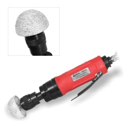 Levegős gumi csiszológép gyorsbefogós fejjel + marófej - Genius (502653)