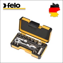 Dugókulcs és bithegy készlet 1/4' 18 részes XS - Felo (05771806) Dugókulcs és bithegy készlet 1/4' 18 részes XS - Felo (05771806)