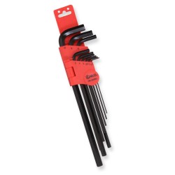 Imbuszkulcs klt. 9 db-os hosszú egyenesvégű Genius (HK-009ML)