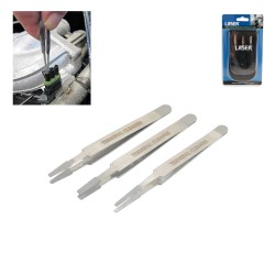 Kábelcsatlakozó gyémánt-tisztító 3 db-os csipesz klt. apa sarukhoz (LAS-6546) Kábelcsatlakozó gyémánt-tisztító 3 db-os csipesz klt. apa sarukhoz (LAS-6546)