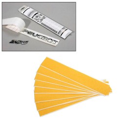 Emblémákhoz kétoldalú ragasztószalag csík klt. 10 db-os (PWT-91464)