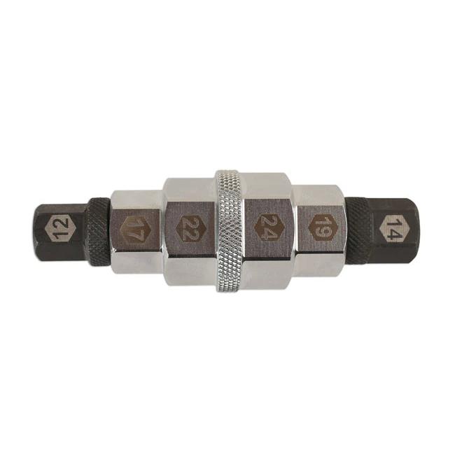 Tengelykulcs motorkerékpárhoz 6 in 1 (LAS-6271)