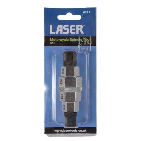 Tengelykulcs motorkerékpárhoz 6 in 1 (LAS-6271)