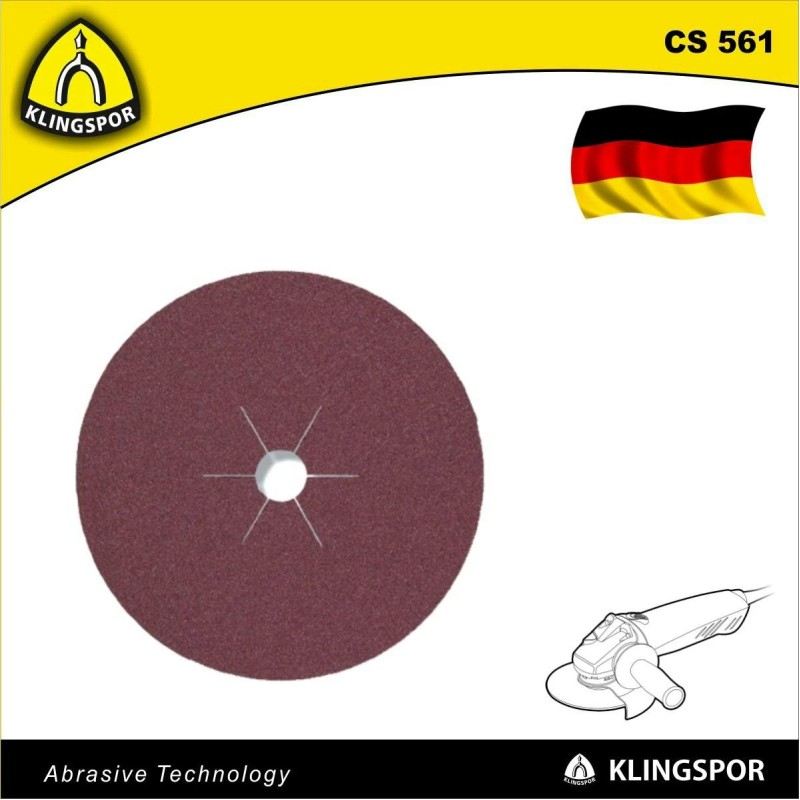 Fíbertárcsa 125x22 mm P120 - fémre - CS 561 KLN (11018)