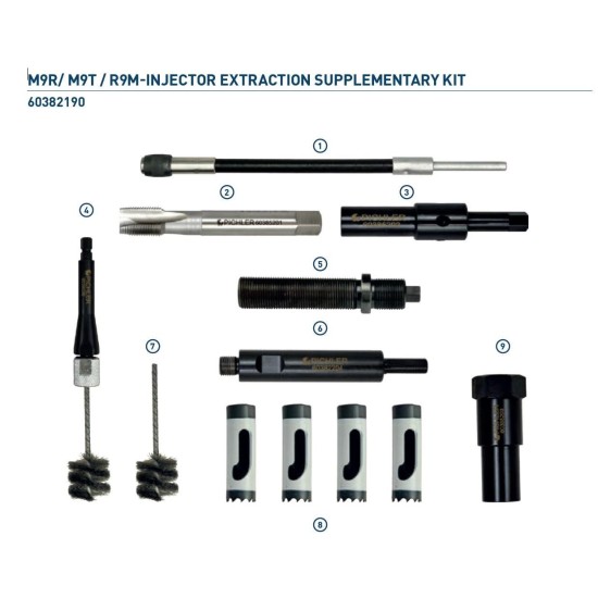 Pichler porlasztó kihúzó klt.-hez koronás fúró teljes klt. M9R-M9T-R9M(60382190)