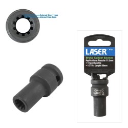 Féknyeregkulcs 10 szögű 11,5 mm -Belső Ribe - 1/2' Porsche (LAS-6721) Féknyeregkulcs 10 szögű 11,5 mm -Belső Ribe - 1/2' Porsche (LAS-6721)