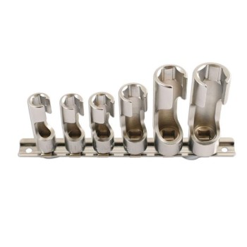 Dugókulcs - crowafej klt. 3/8' speciális végig nyitott 10-19 mm LASER (LAS-4984)