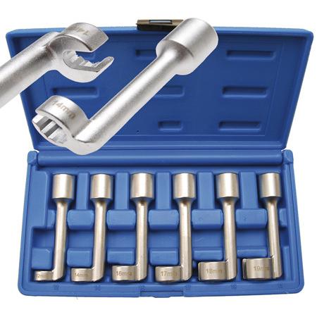 Dugókulcs - crowafej klt. 1/2' speciális alul nyitott 6 db-os 12-19 mm (BGS-1300)