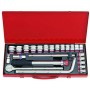 Dugókulcs készlet 1/2' 12 sz. COLOS 24 db-os KingTony (4024SR)