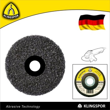Tisztítókorong vlies, durva - négertárcsa SiC 125 mm - KLN (259044) Tisztítókorong vlies, durva - négertárcsa SiC 125 mm - KLN (259044)