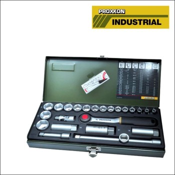 Proxxon 23.110 3/8'' Dugókulcs készlet – 6–24 mm, 24 részes