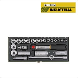 Proxxon 23.110 3/8'' Dugókulcs készlet – 6–24 mm, 24 részes