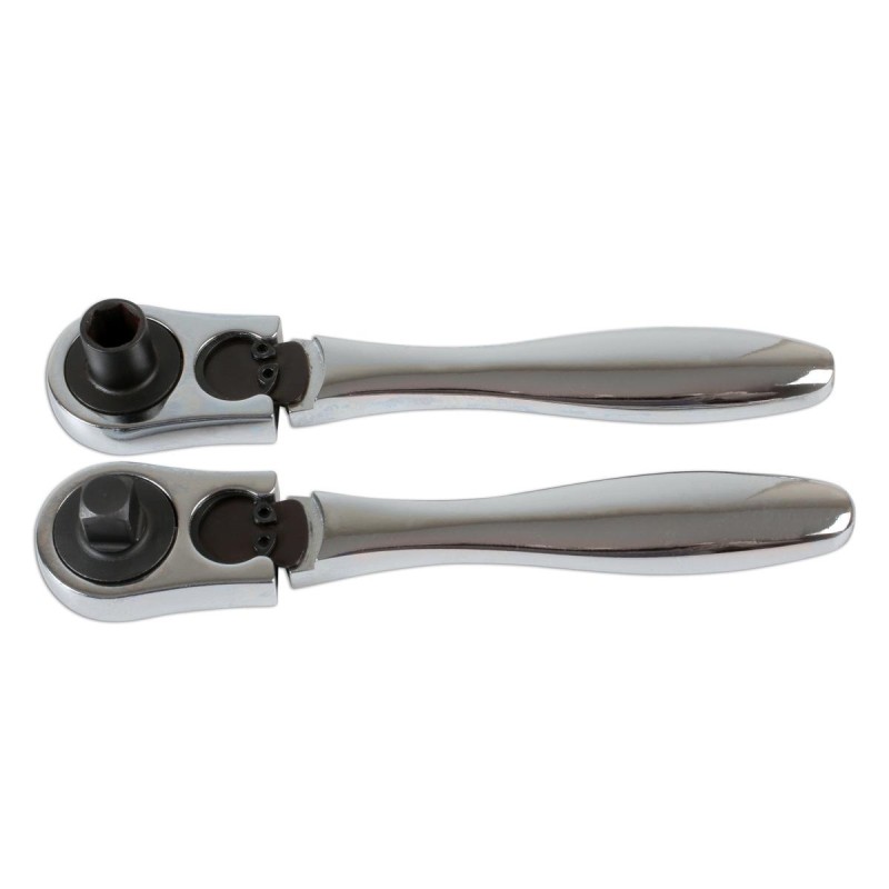 Crowa racsnis kulcs 1/4' 2 db-os klt. 1/4'Bitekhez + 1/4'Dugófejekhez (LAS-6787)