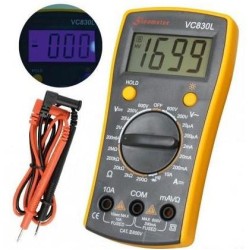 Multiméter, digitális DC 600 AC 600V ( VC 830L )