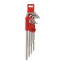 Torxkulcs 'L' alakú készlet 10 db-os lyukas torx, hosszú Genius ( SK-010TS )