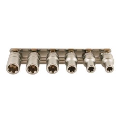 Dugókulcs - crowafej klt. 1/4' Torx Plus® belső 6 db-os EP6-EP12 - EPL(LAS-5616) Dugókulcs - crowafej klt. 1/4' Torx Plus® belső 6 db-os EP6-EP12 - EPL(LAS-5616)