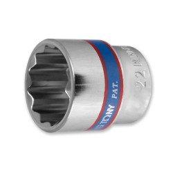 Dugókulcs - crowafej 3/8' 12 lap normál 22 mm (333022M)