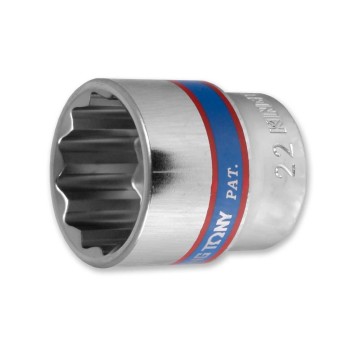 Dugókulcs - crowafej 3/8' 12 lap normál 22 mm (333022M)