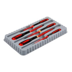 Csavarhúzó klt. 5 db-os lapos+kereszt - szigetelt - VDE 1000V (BE-9881SL) Csavarhúzó klt. 5 db-os lapos+kereszt - szigetelt - VDE 1000V (BE-9881SL)